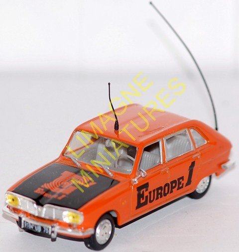 Norev 1/43 - Renault 16 Europe 1 Tour De France Avec Cycliste - Occasion Boîte Vitrine